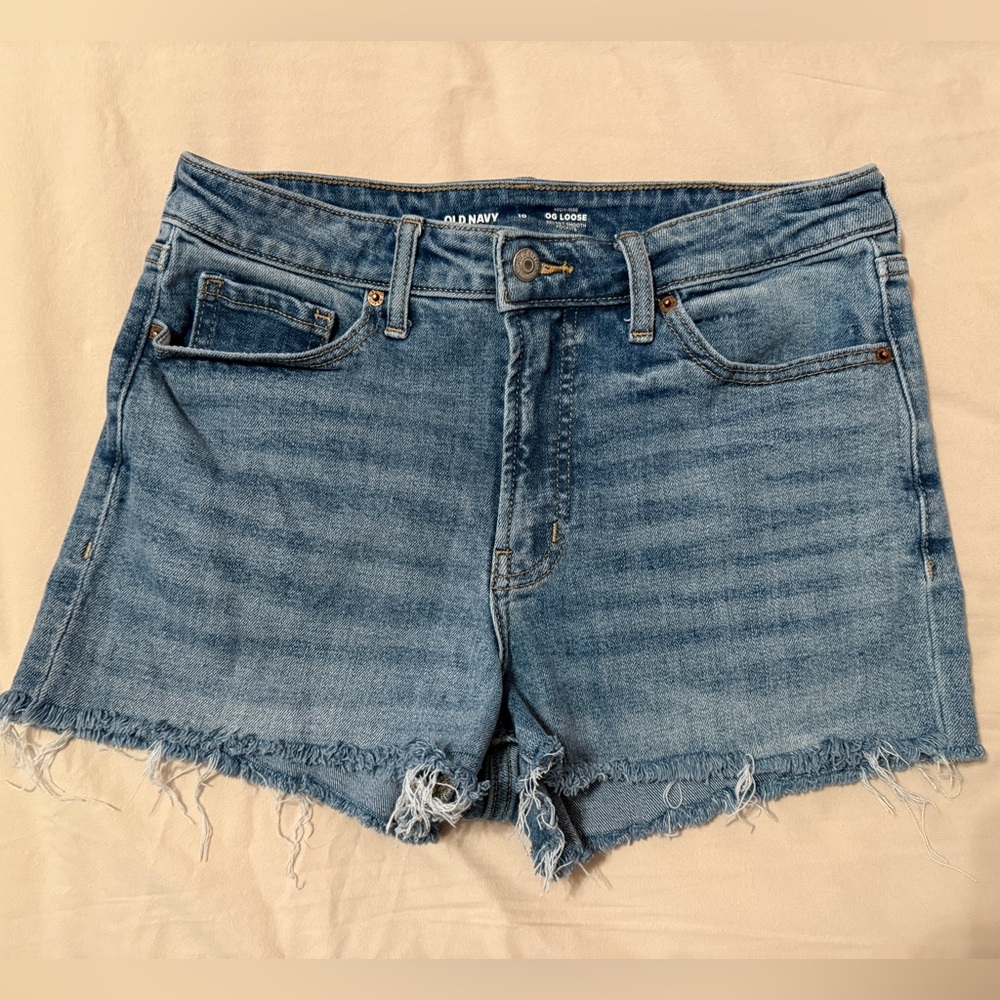 Old Navy Women's Distressed Blue Jean Shorts